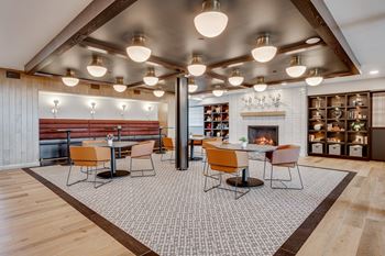 Coffee bar and co-working lounge